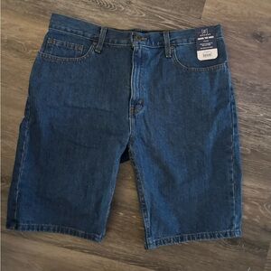Men's George Dark Blue Denim Shorts Sz 34 NWT